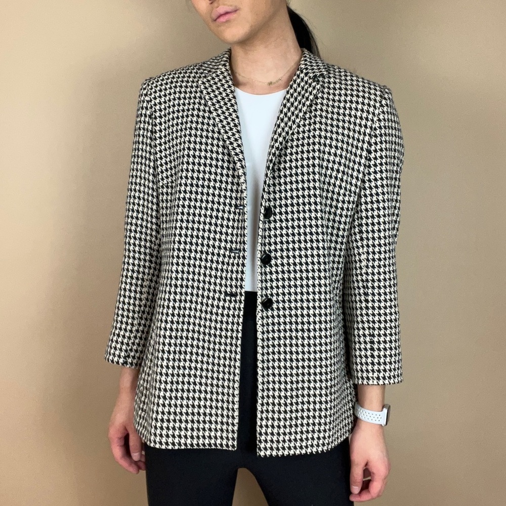 Vintage houndstooth Blazer